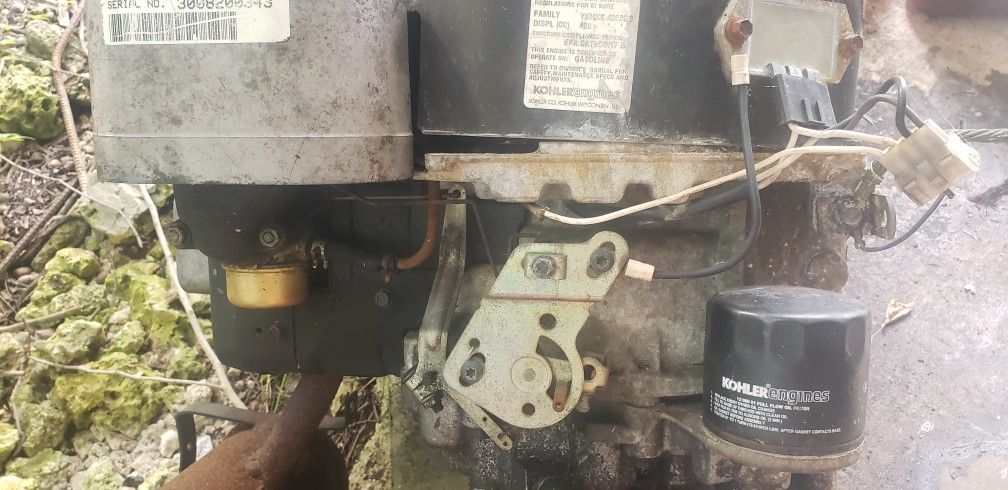 Used Kohler 15hp Lawnmower Tractor Engine