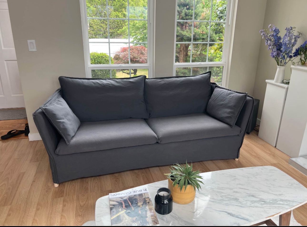 Sofa Couch – Gray  | FREE DELIVERY