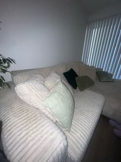 Couch (White Corduroy)