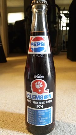 1974 Clemson undefeated home season Pepsi