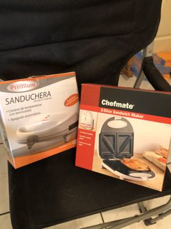 Sandwich makers and portable DVD player