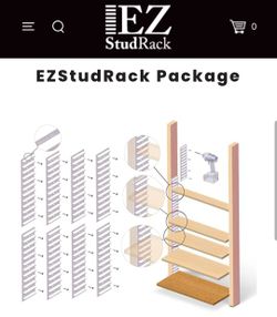 EZ STUD RACK - NEW - SHELF BRACKETS