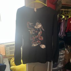 Men’s Bugs Bunny Lonney Toons Long Sleeve Sweater Size M