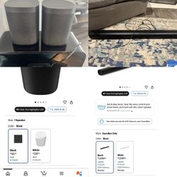 SONOS sound Bar And Set Of Speakers 