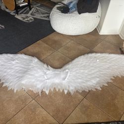 cosplay white angel bird wings