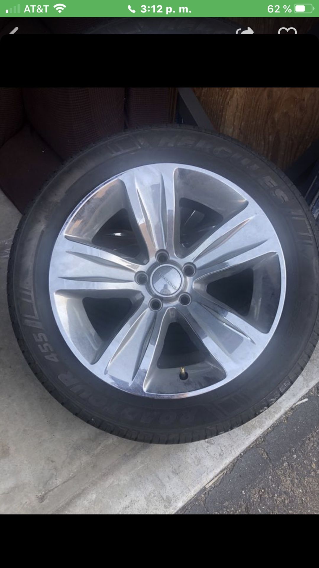 Hércules tires 235/55/18 was on a Dodge Charger