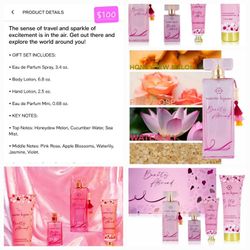 Women's fragrance full size sets