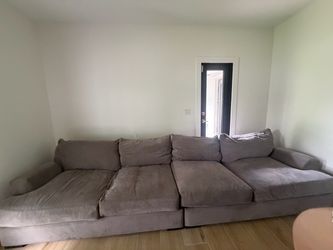 Large Gray Sectional Sofa