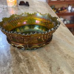 Carnival Glass Bowl 