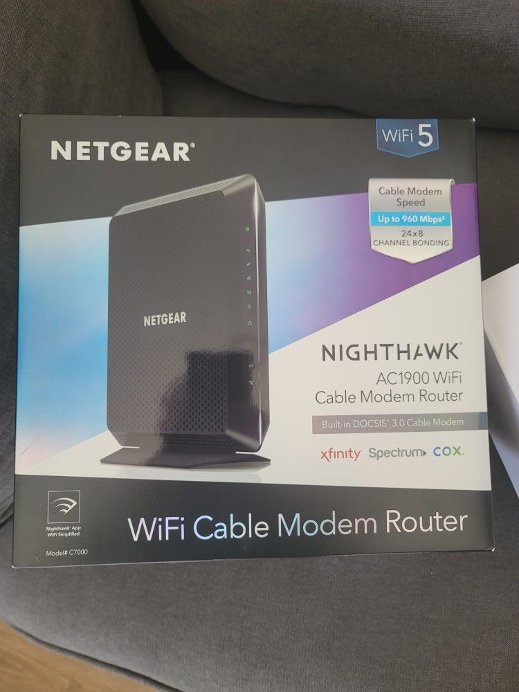 Netgear Nighthawk AC1900 WiFi Modem Router