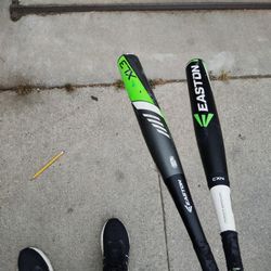 Selling two quality Easton bats, both lightly used and ready for the field.
