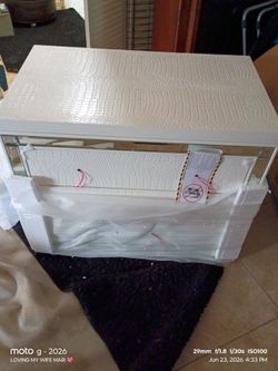 White nightstand