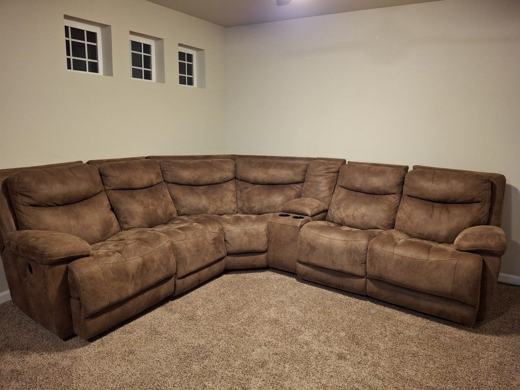 Reclining Sectional Sofa Automatic And Manual