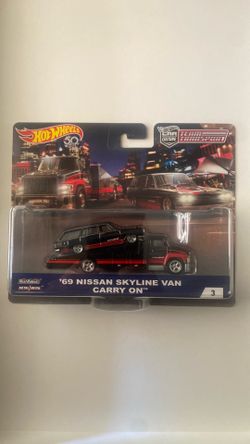 Hot Wheels Team Transport 69 Nissan Skyline Van Carry On Advan