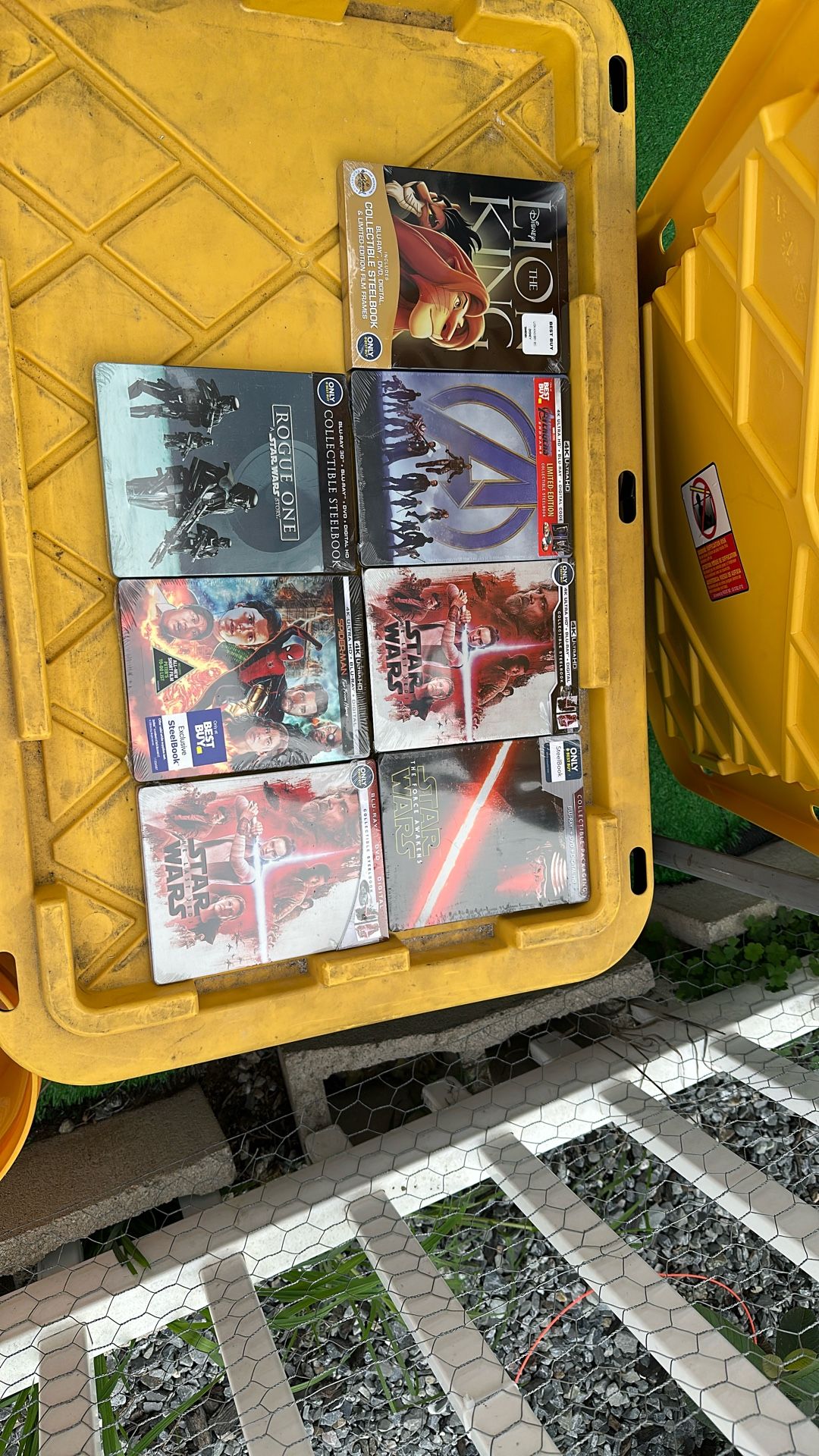 Brand New Steel Books