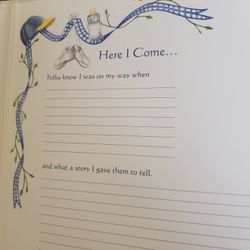 New White Vinyl Baby Memory Scrapbook