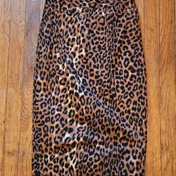 Leopard Print Pencil Skirt