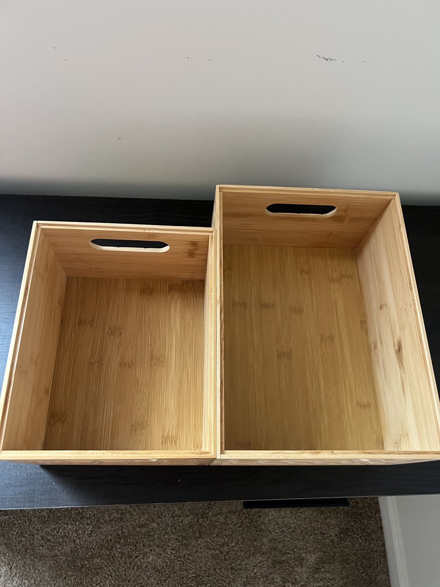 Wooden Organizer Boxes