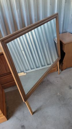 Mirror With Solid Maple Frame
