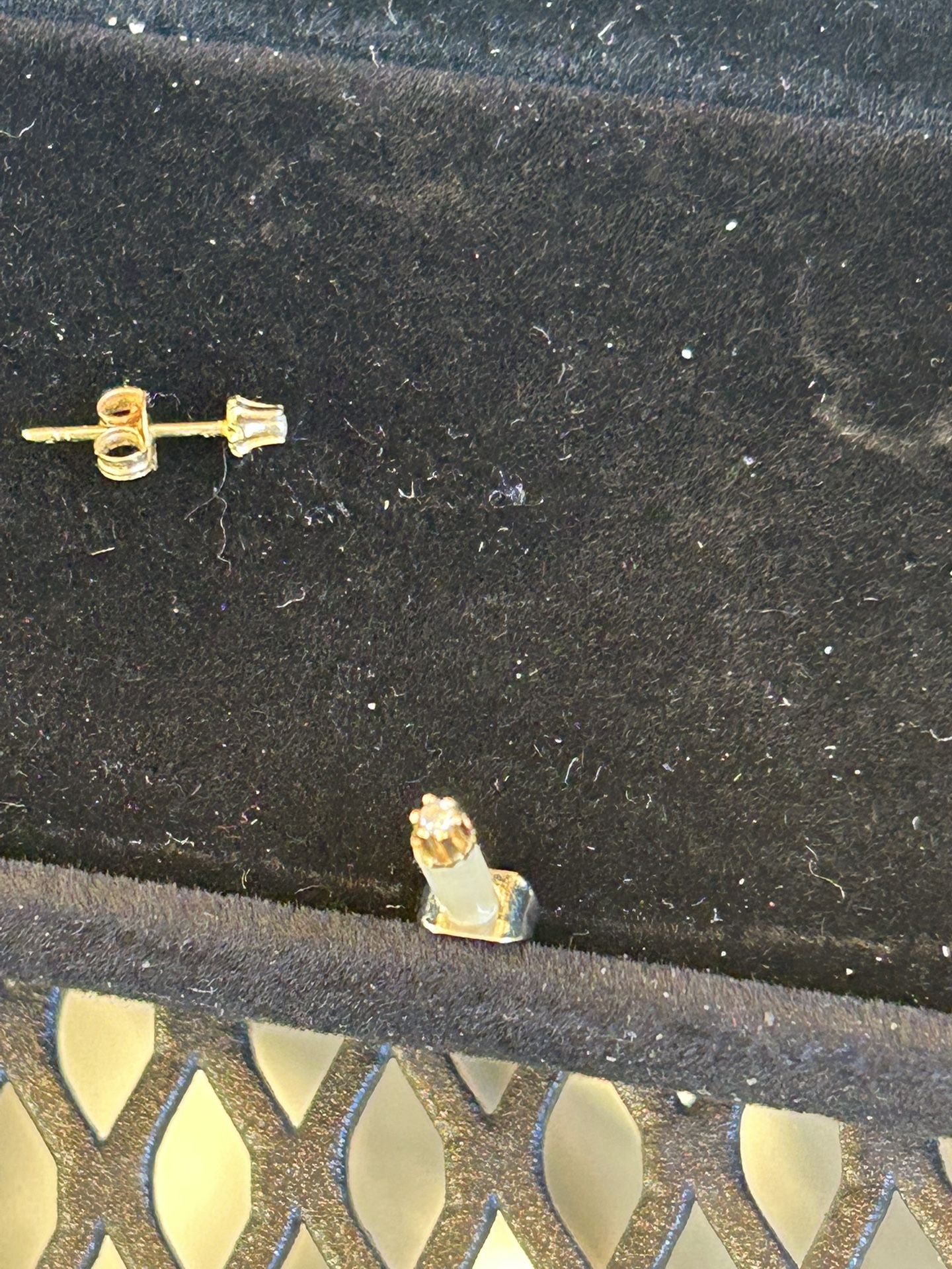 Diamond Earrings Yellow 14K Gold