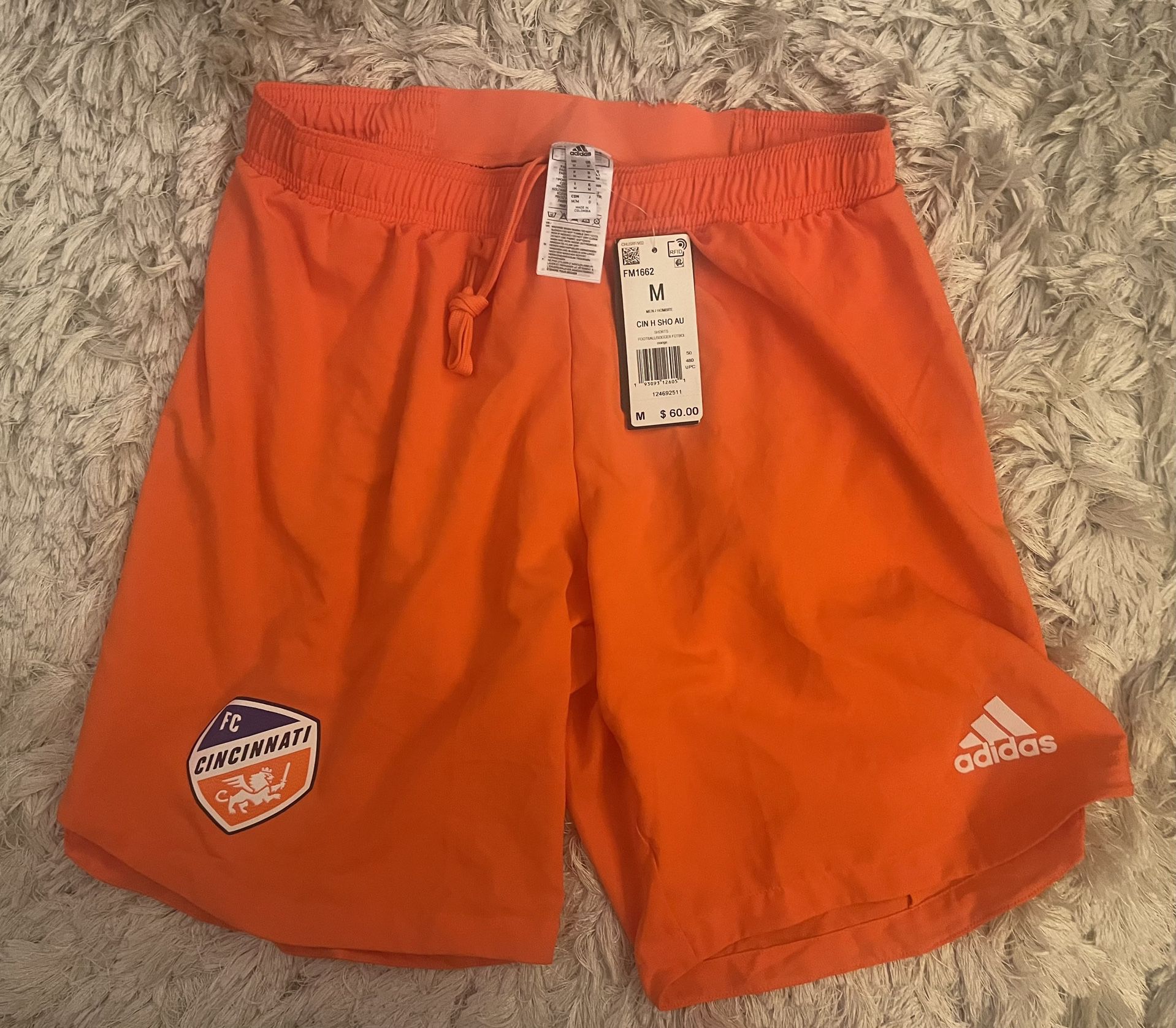 Adidas Authentic FC Cincinnati Home Soccer Shorts Football Men’s Size Medium M MLS