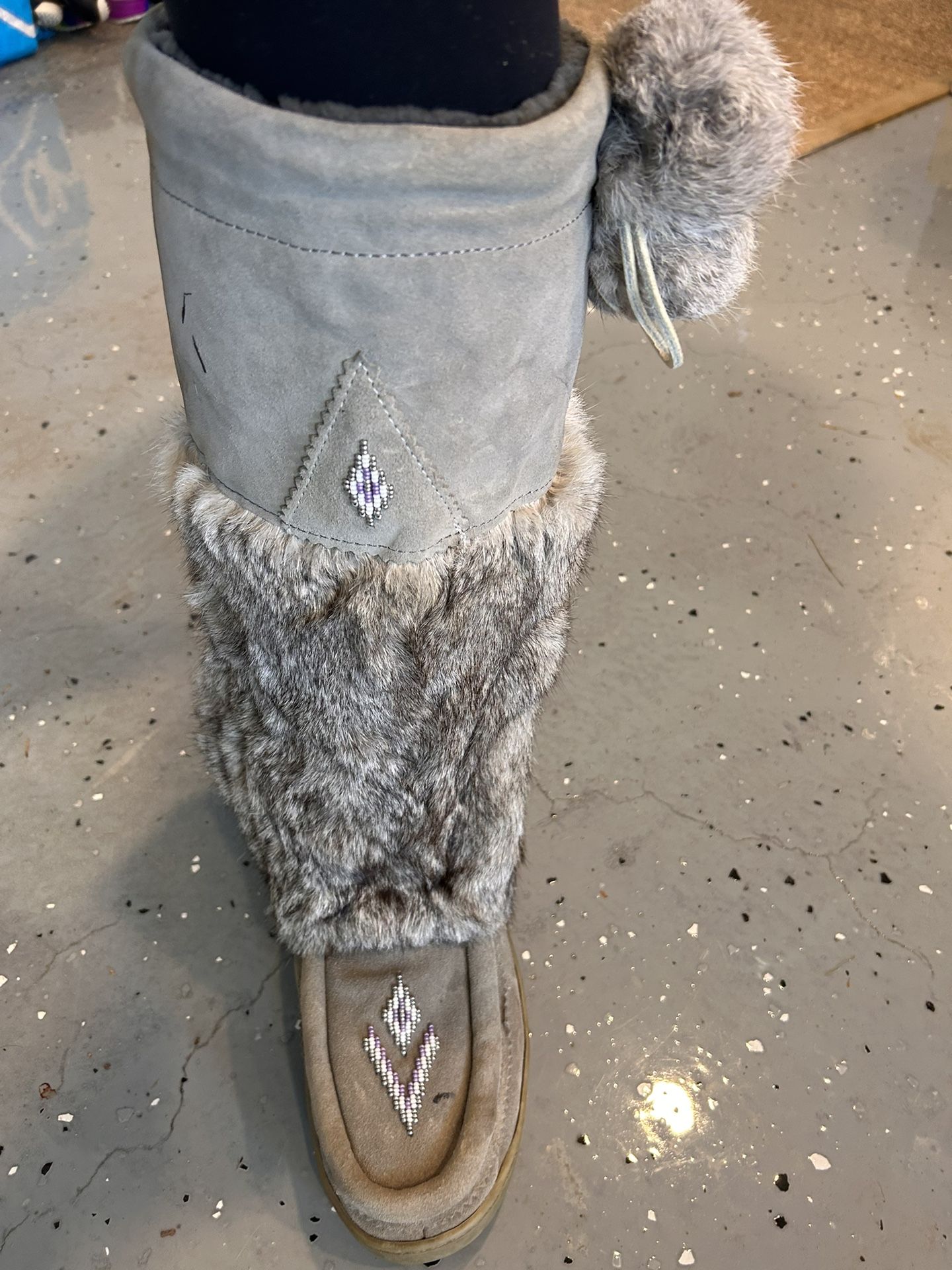 Snow Boots With Real Fur