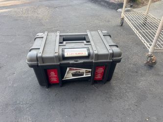 Husky Large Capacity Plastic Tool Box