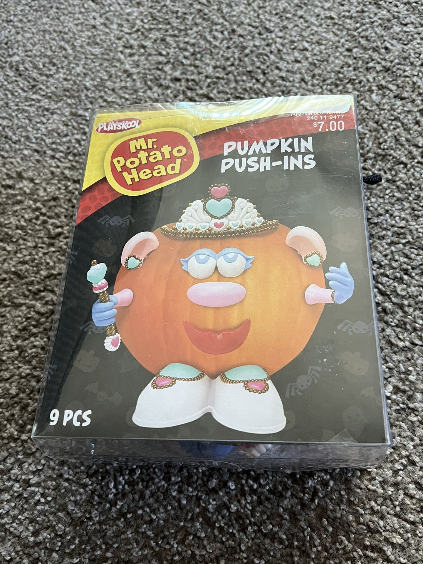 Mr. Potato Head  Pumpkin Push Ins New