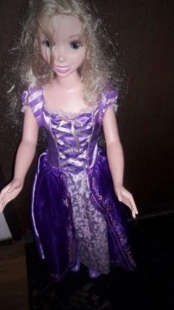 Tall Disney Doll as big as toddler 3feet
