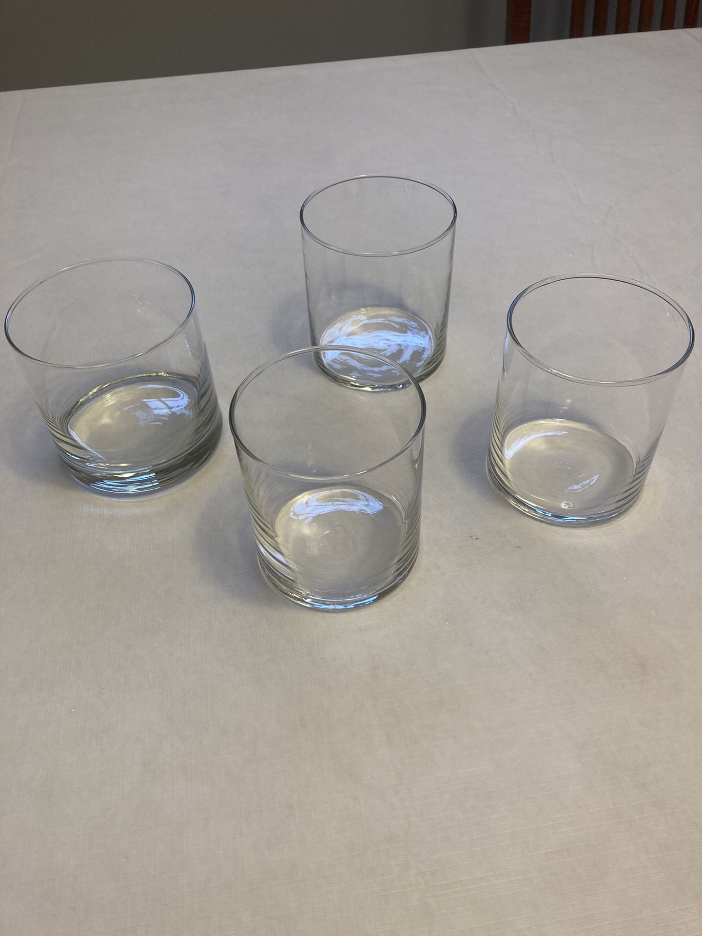 Glass Candle Holders (4”x3.5”)