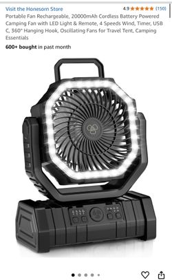 Portable Fan Rechargeable