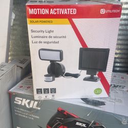 Motion activated Solar powered Security light