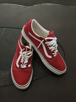 Old school red vans
