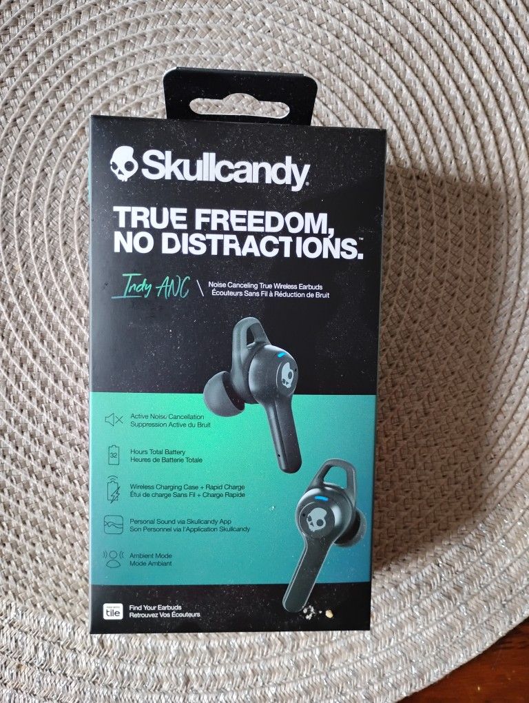 Brand New Skullcandy Indy Anc Noise Cancelling Wireless Earbuds