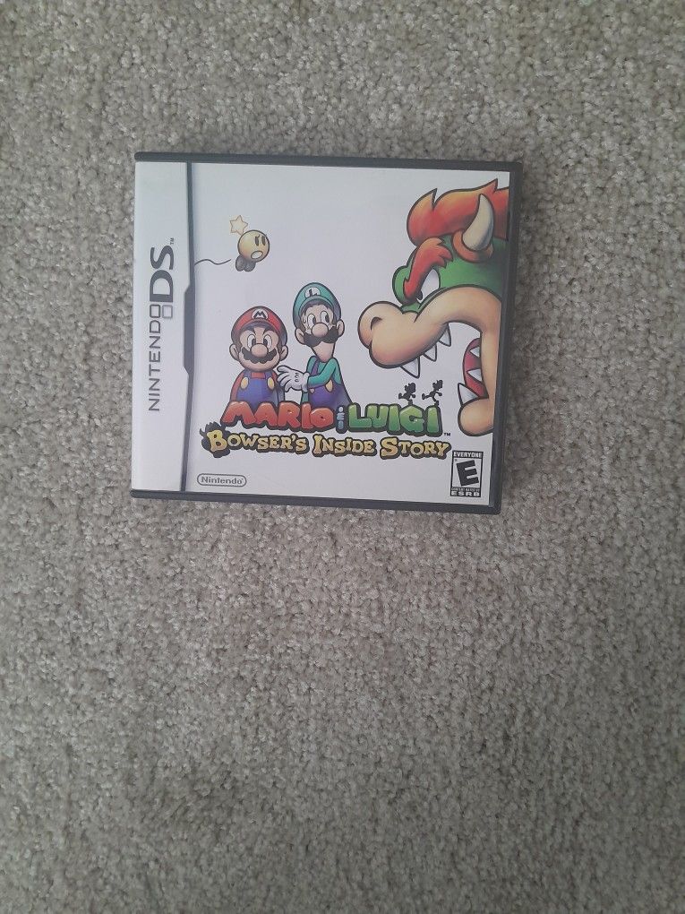 Nintendo DS Game Mario and Luigi Bowsers Inside Story