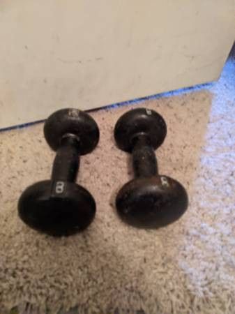 8 Pound Dumbbells