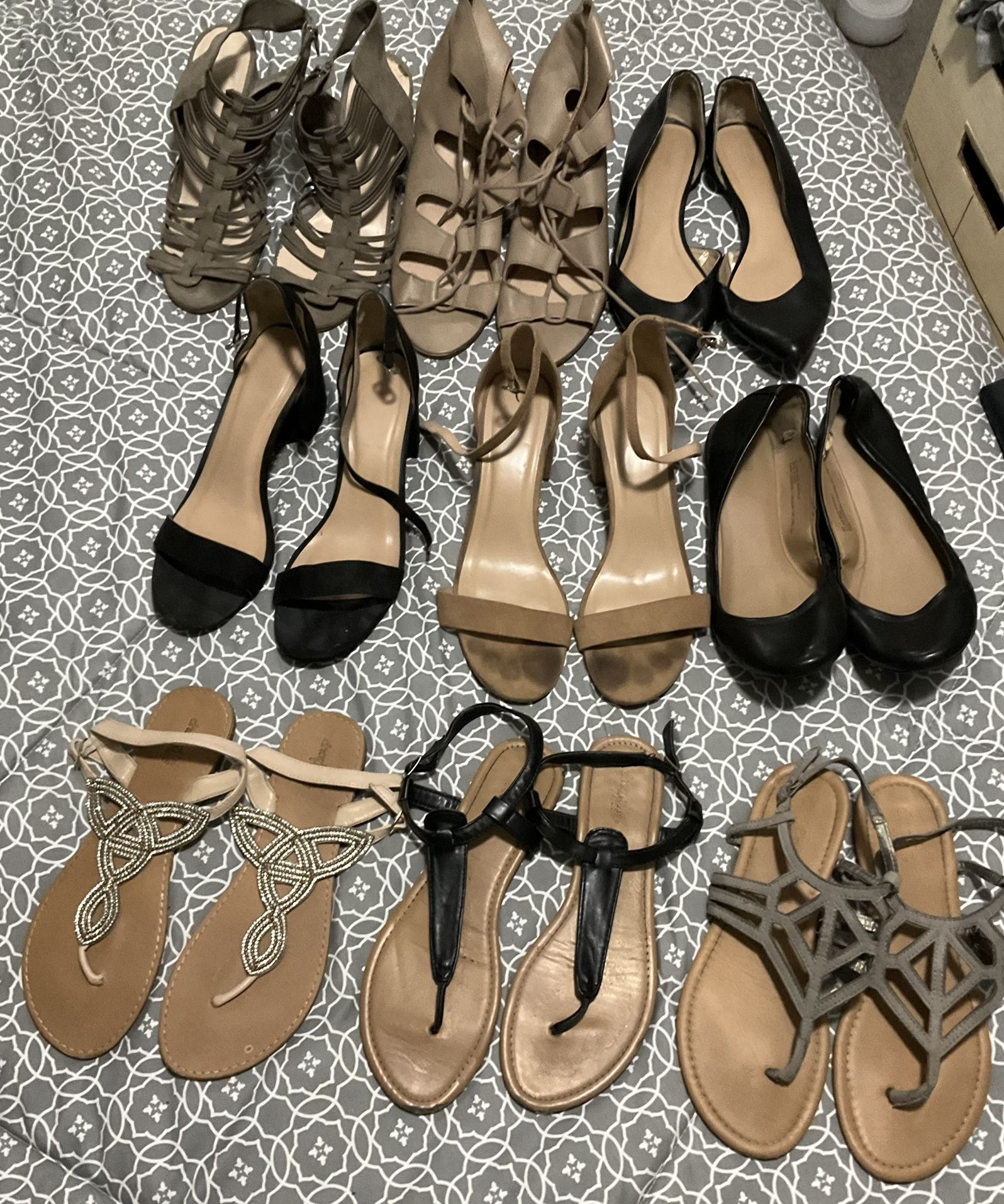 Entire Lot Of Women’s Shoes For One Price