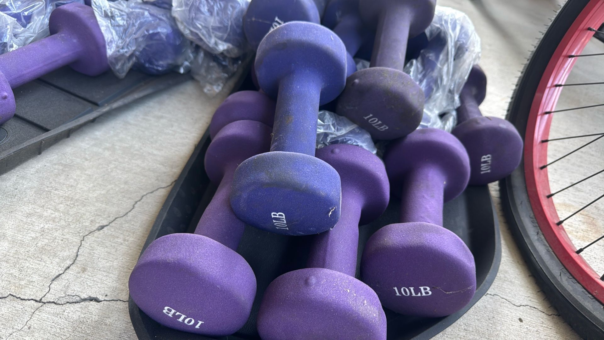 10lbs 6lbs 8lbs Dumbbells