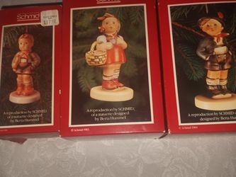 Christmas Tree  Ornaments: Schmidt HUMMEL Reproductions