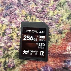 ProGrade Digital SDXC UHS-II V90 300R Cobalt Memory Card 256gb 300gb/s read