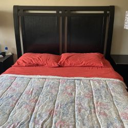 Double Bed , Brown