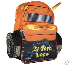 El Toro Loco Monster Jam Bookbag