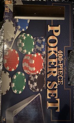 New Poker Set 400 piece