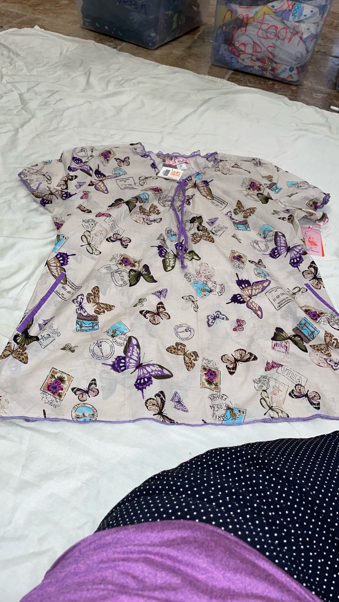 Scrub Top Xlg