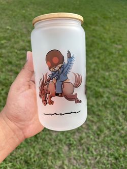 Bad Bunny 16 Oz Frosted Cup