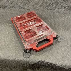 Milwaukee Packout 5 Compartment Low Profile Small Parts Box