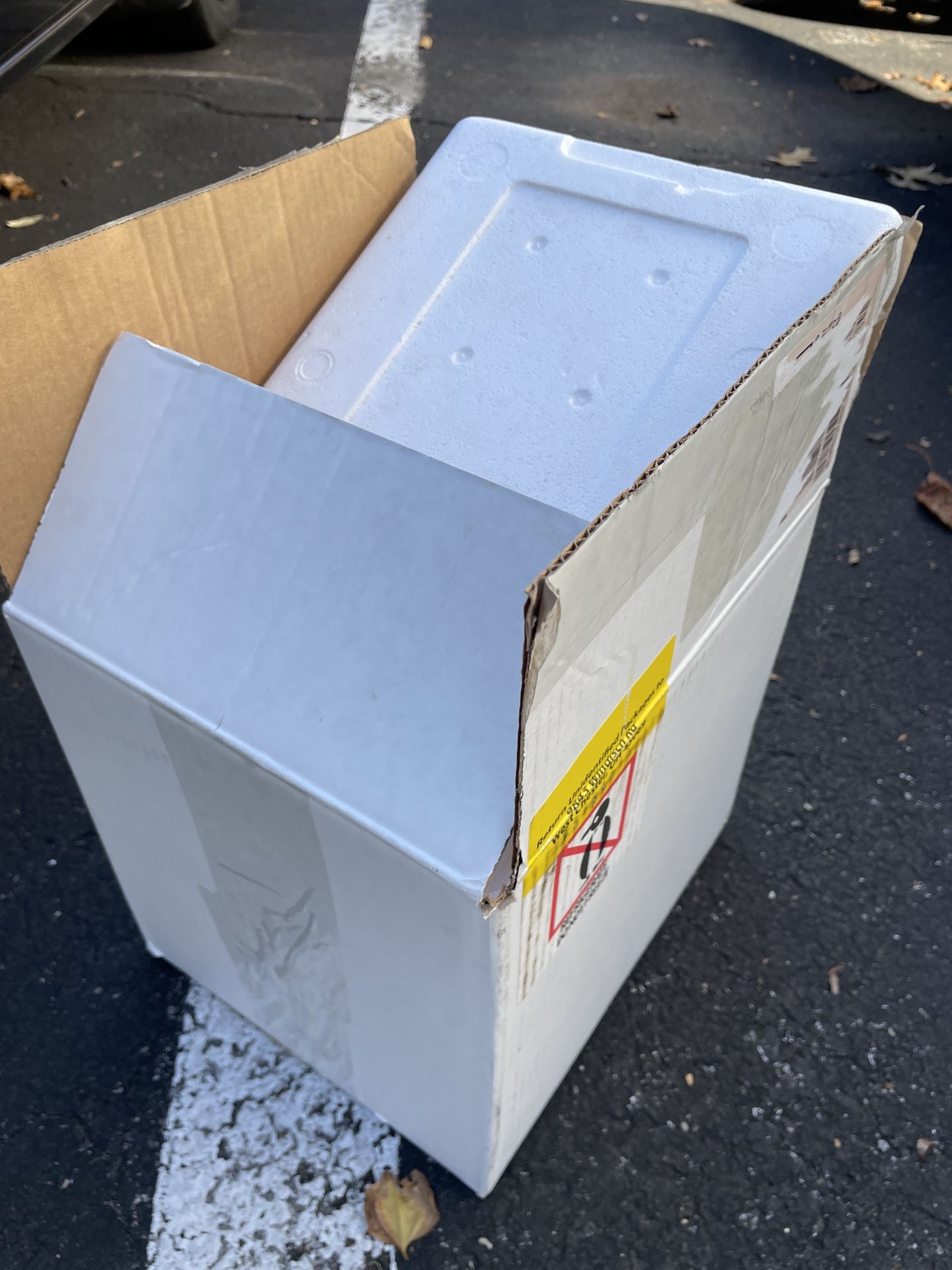 Shipping Box With Styrofoam Box For Shipping Cold Or Safely
