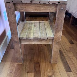 Oak Side Table 
