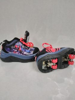 marvel spiderman shoe skate size 12