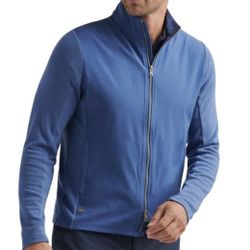 Peter Millar Solstice Performance Hybrid Full-Zip Cardigan Golf Jacket M, L